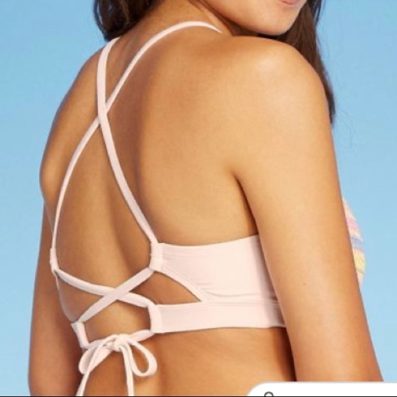 Xhilaration Juniors' Crochet Bralette Bikini Top - Picture 4 of 7